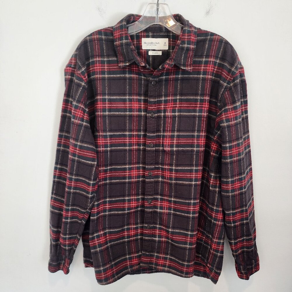Abercrombie & Fitch Flannel Shirt, Size M, Like New